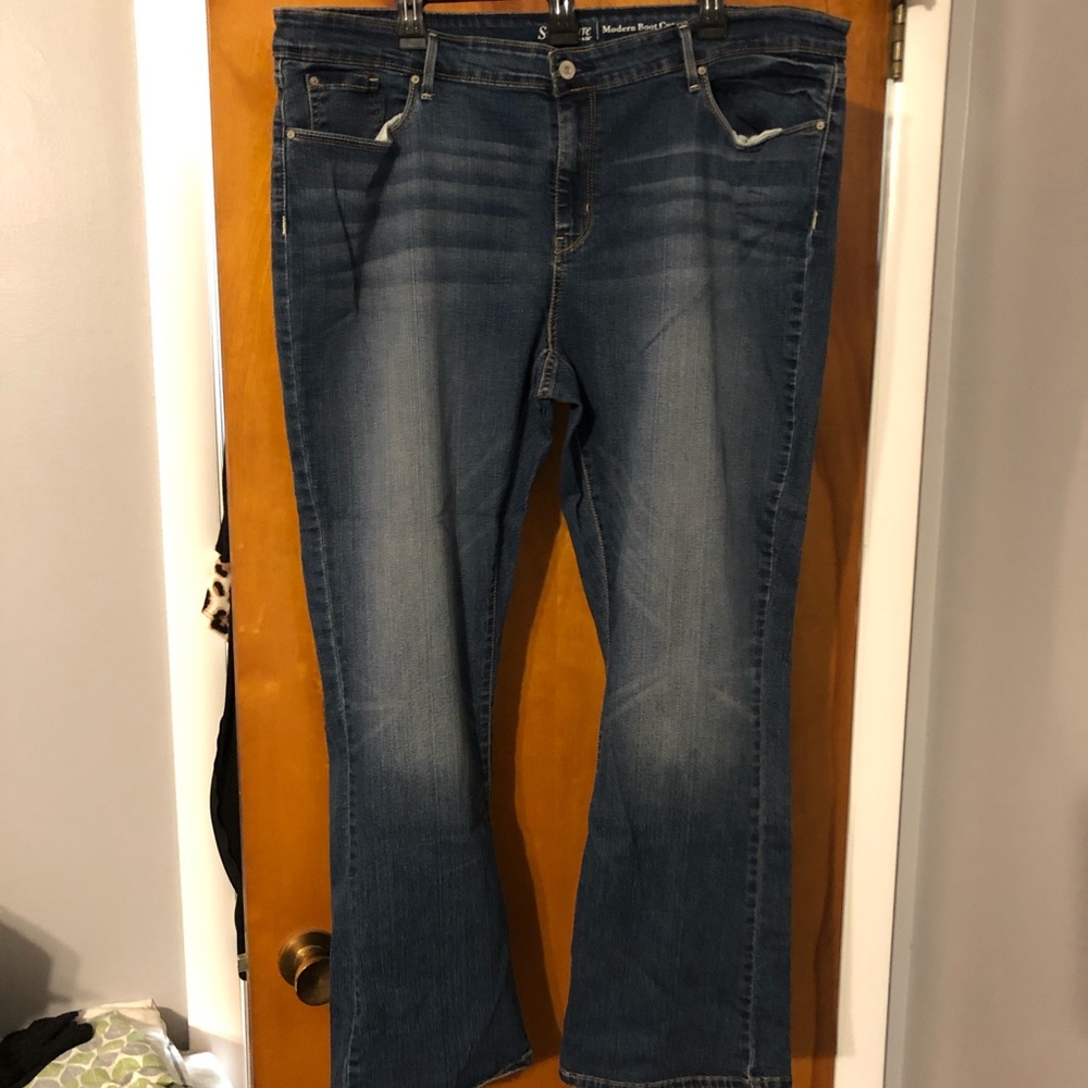 Levi Strauss stretch boot cut jeans